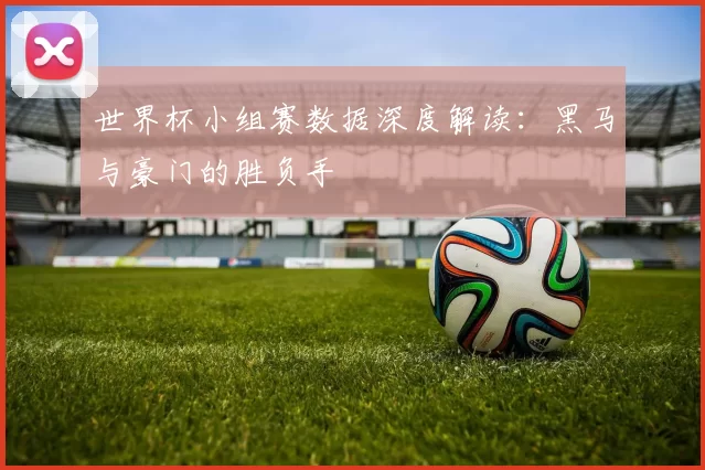 世界杯小组赛数据深度解读:黑马与豪门的胜负手